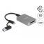 Delock USB Type-C kártyaolvasó alumínium házban CFexpress vagy XQD memória kártyákhoz (91008)