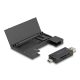 Delock Kártyaolvasó USB 5 Gbps USB Type-C  / A-típusú SD és Mikro SD memóriakártyákhoz praktikus memória kártyatokkal - fekete