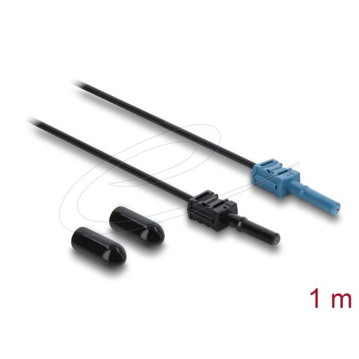 Delock Műanyag optikai szálas POF kábel HFBR 4531-4533Z mindkét végén Simplex csatlakozóval, 1 m (91023)