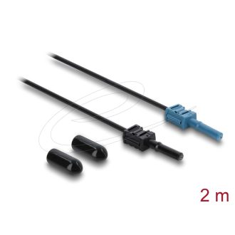   Delock Műanyag optikai szálas POF kábel HFBR 4531-4533Z mindkét végén Simplex csatlakozóval, 2 m (91024)
