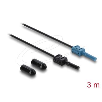   Delock Műanyag optikai szálas POF kábel HFBR 4531-4533Z mindkét végén Simplex csatlakozóval, 3 m (91026)