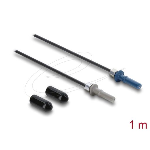 Delock Műanyag optikai szálas POF kábel HFBR 4501-4511Z mindkét végén Simplex csatlakozóval, 1 m (91031)