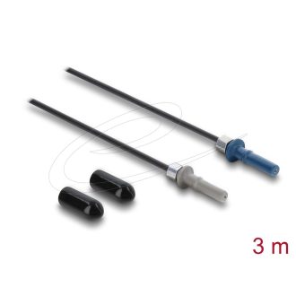   Delock Műanyag optikai szálas POF kábel HFBR 4501-4511Z mindkét végén Simplex csatlakozóval, 3 m (91035)