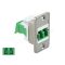 Delock Panelre szerelhető LC Duplex anya - LC Duplex anya lézervédelemmel, belül lepattintható, ezüst / zöld / fehér (91088)