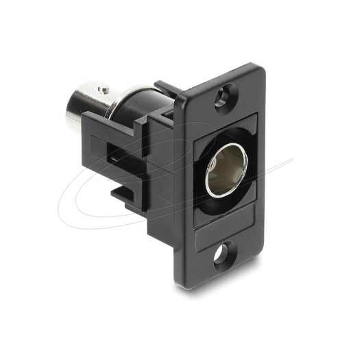 Delock Panelre szerelhető BNC anya BNC anya fekete (91107)