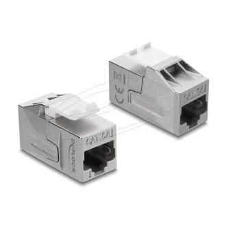   Delock Keystone modul összekötő RJ45 aljzat RJ45 aljzat, Cat.6A árnyékolt (91122)