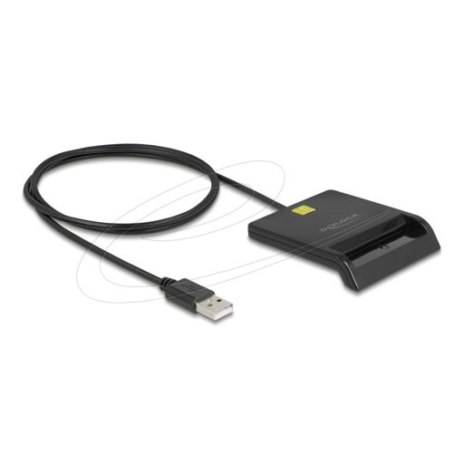 Delock USB 2.0 okoskártya olvasó érintő chip-es okoskártyákhoz (91724)