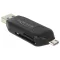 Delock Micro USB OTG-kártyaolvasó + USB 3.0 A-csatlakozódugó (91734)