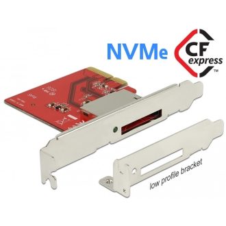   Delock PCI Express Kártya > 1 x külső CFexpress csatlakozóhoz (91748)