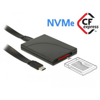   Delock USB Type-C  kártyaolvasó CFexpress memóriakártyákhoz (91749)