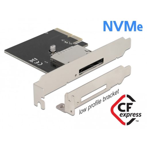 Delock PCI Express Kártya > 1 x külső CFexpress csatlakozóhoz (91755)