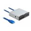 Delock 3.5  SuperSpeed USB kártyaolvasó 6 csatlakozási felülettel + 1 x A-típusú USB anyával (91759)