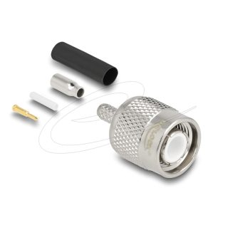   Delock TNC apa RG-174 / RG-316 krimpelésére illeszkedő süllyesztő csővel (91761)