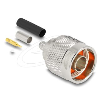   Delock N apa LMR 200 krimpelésére illeszkedő süllyesztő csővel (91766)