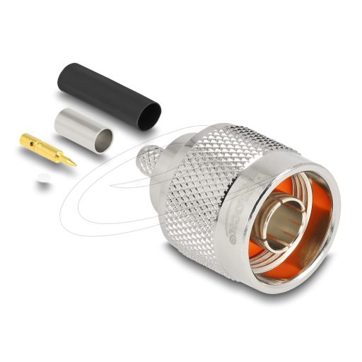 Delock N apa LMR 200 krimpelésére illeszkedő süllyesztő csővel (91766)