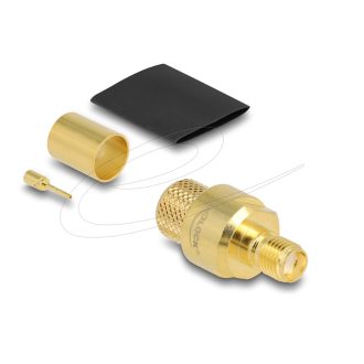   Delock SMA anya LMR400 krimpelésére illeszkedő süllyesztő csővel (91782)