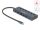 Delock USB Type-C  dokkolóállomás 4K - hoz kettős HDMI / USB / Gigabit LAN / PD 3.0 90 W kapcsolóval