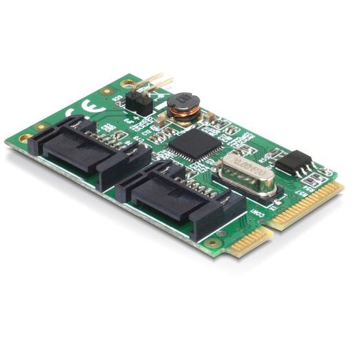 Delock MiniPCIe I/O PCIe full size 2 x SATA 6 Gb/s (95233)