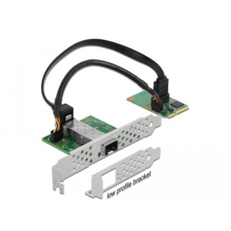   Delock Mini PCIe I/O PCIe teljes méretű 1 x SFP Gigabit LAN (95267)