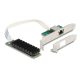 Delock Átalakító, M.2 aljzat B+M nyílással 1 x RJ45 10 Gigabit LAN (95274)