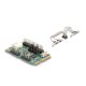 Delock Mini PCIe I/O PCIe teljes méretű 1 x párhuzamos, 2 x soros RS-232 tápfeszültséggel 5 V / 12 V