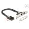 Delock Mini PCIe I/O PCIe teljes méretű 2 x RJ45 Gigabit LAN (95280)