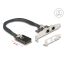 Delock Mini PCIe I/O PCIe teljes méretű 2 x RJ45 Gigabit LAN (95280)