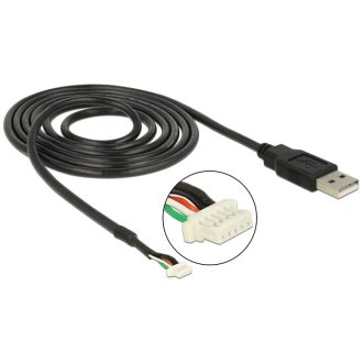   Delock modul kábel USB 2.0 A apa > 5 tűs kameradugó V5 1,5 m (95985)