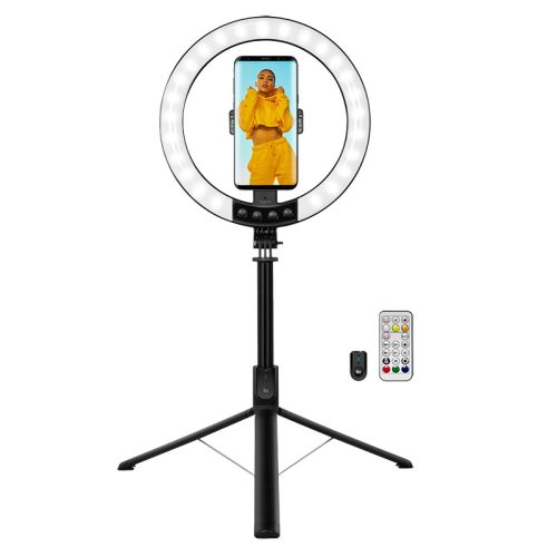 Logilink Ring Light - Szelfibot, állvány és háttérvilágítás - Okostelefonhoz (AA0156)
