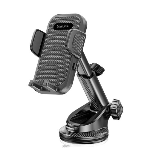 Logilink Autós okostelefon-tartó, 4 7", 16 cm-ig kihúzható, 360 -ban, műszerfalra és szélvédőre (AA0196)
