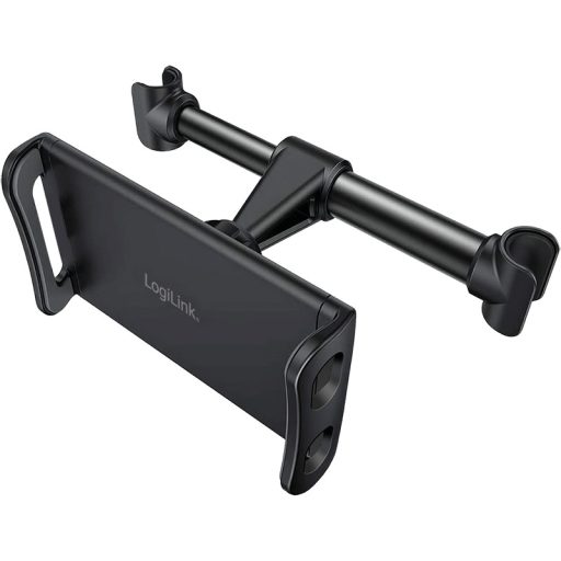 Logilink Hátsó ülésre szerelhető tartó, 4,7 12,9", 360 -ban forgatható, okostelefonokhoz és táblagépekhez, fekete (AA0200)