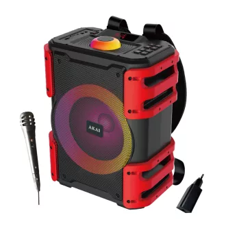   AKAI Hordozható BT hangszóró + mikrofon  30W ABTS-V25 (ABTS-V25)