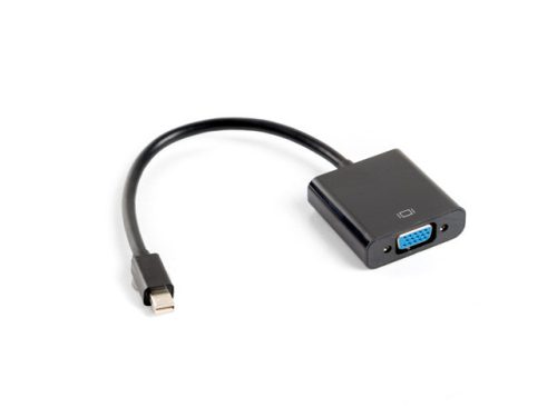 LANBERG DISPLAYPORT MINI(M) 1.2->VGA(F) ADAPTER KÁBEL 20CM FEKETE