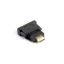 LANBERG HDMI(M)->DVI-D(F)(24+5) ADAPTER SINGLE LINK FEKETE (AD-0014-BK)