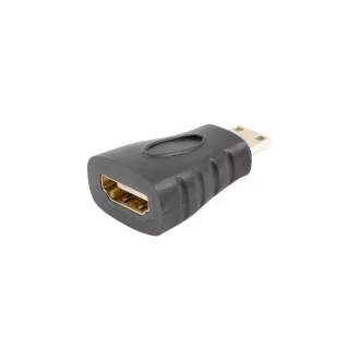 LANBERG HDMI(F)->HDMI MINI(M) ADAPTER FEKETE (AD-0037-BK)