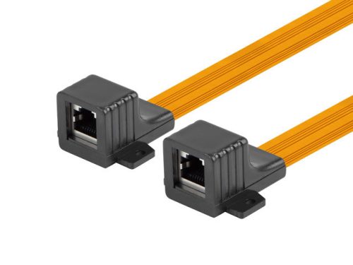 LANBERG RJ45 INLINE CSATLAKOZÓ VÉKONY ABLAKOS KÁBEL 23CM (ADS-RJ45-RJ45-300)