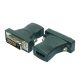 LogiLink HDMI adapter, A/F - DVI-D/M, 1080p, fekete (AH0001)