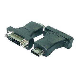 LogiLink HDMI adapter, A/M - DVI-D/F, 1080p, fekete (AH0002)