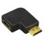 Logilink HDMI adapter, A/M-A/F, 90 , lapos, 4K/30 Hz (AH0008)