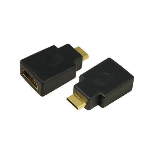 LogiLink HDMI adapter, Mini-C/M   A/F, 4K/30 Hz, fekete (AH0009)