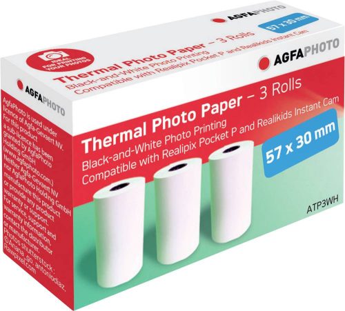 Agfaphoto Pocket Printer és Realikids Instant Nyomtató Papír 3x tekercsben