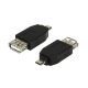 LogiLink USB 2.0 adapter, Micro-USB/M-USB-A/F, fekete (AU0029)