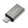 Logilink USB 3.2 Gen 1 Type-C adapter, C/M-USB-A/F, ezüst (AU0042)