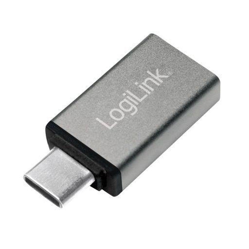 Logilink USB 3.2 Gen 1 Type-C adapter, C/M-USB-A/F, ezüst (AU0042)