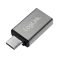 Logilink USB 3.2 Gen 1 Type-C adapter, C/M-USB-A/F, ezüst (AU0042)