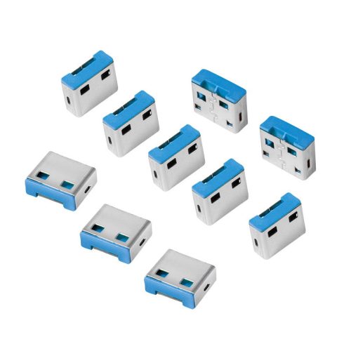 Logilink USB-A port blokkoló (10x zár) (AU0046)