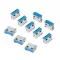 Logilink USB-A port blokkoló (10x zár) (AU0046)