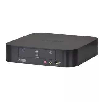   Logilink KVM kapcsoló 2 portos USB Mini DisplayPort Dual-View KVM Au-val (AU0062)