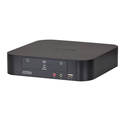 Logilink KVM kapcsoló 2 portos USB Mini DisplayPort Dual-View KVM Au-val