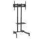 LogiLink Görgős TV/monitor állvány, 37-70", állítható magasságú, max. 40 kg (BP0026)